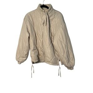 EGGKA Biege Tan Jacket Size Small